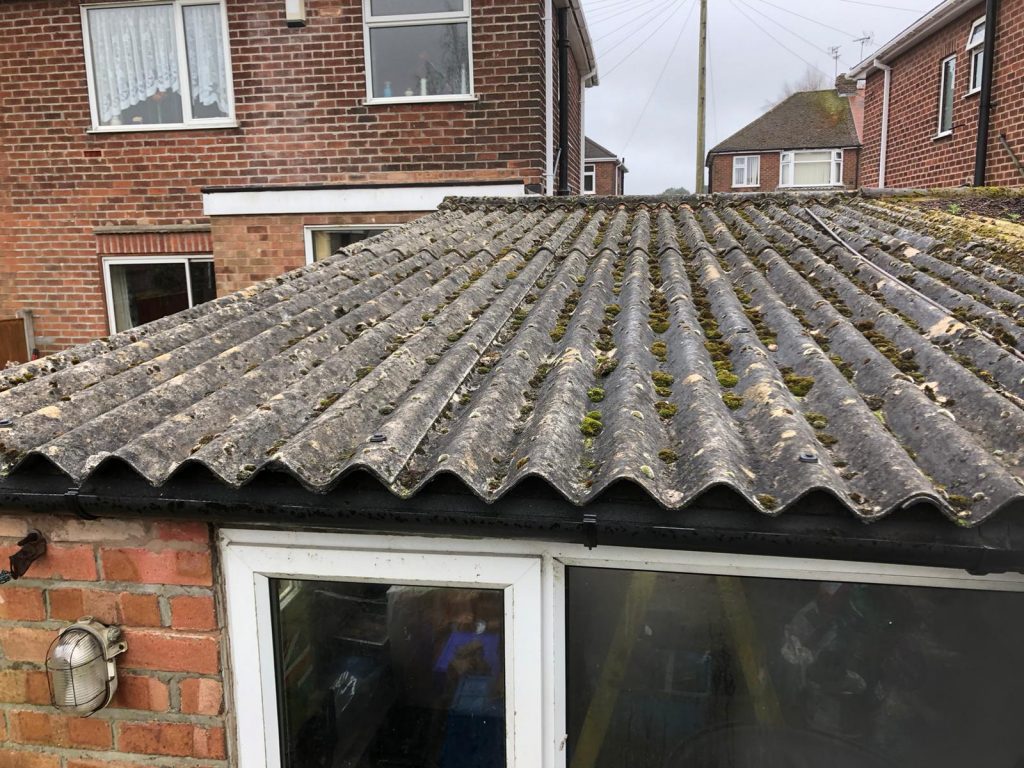 Asbestos cement sheets