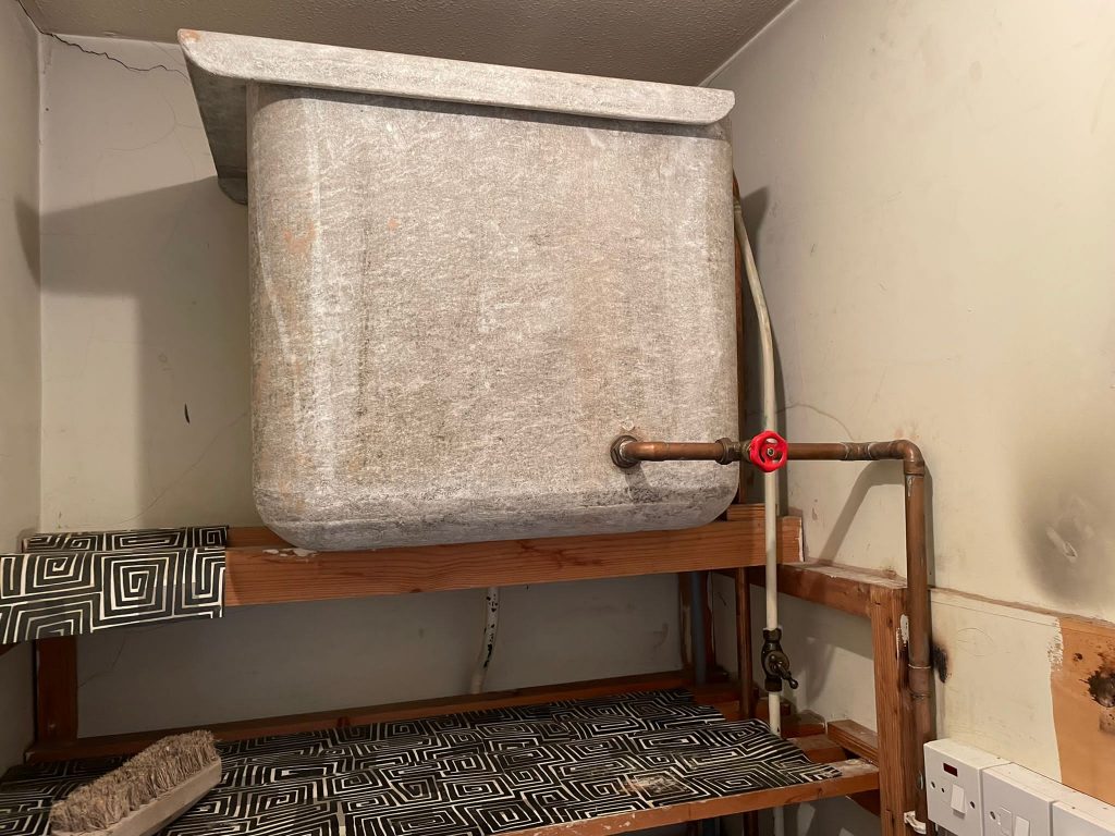 Asbestos Water Tank