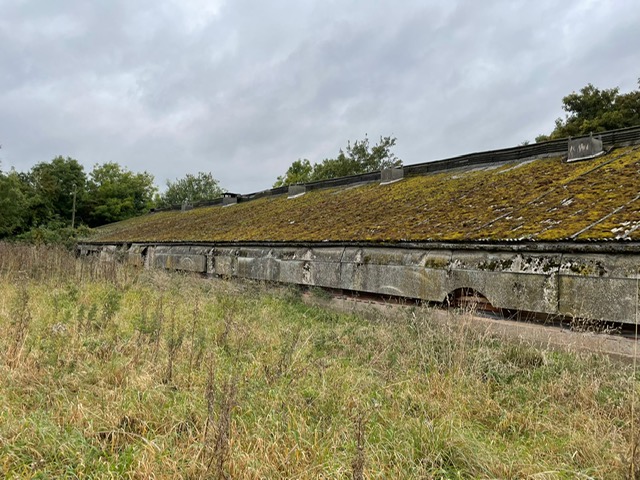 Side View of Asbestos Barn in Retford