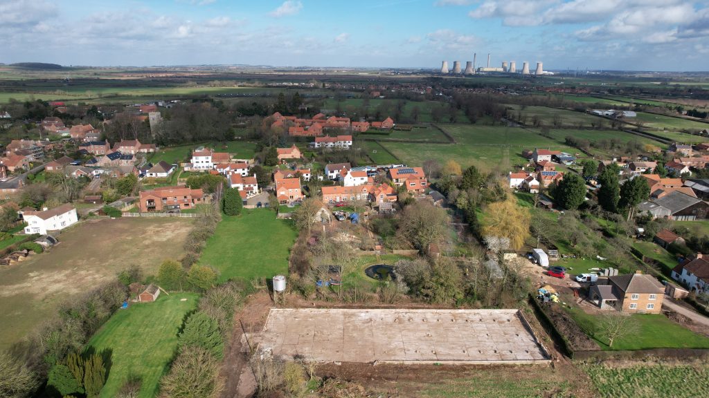 Asbestos Barn in Retford After Demoltion