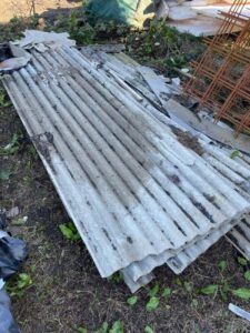 asbestos garage roof removal